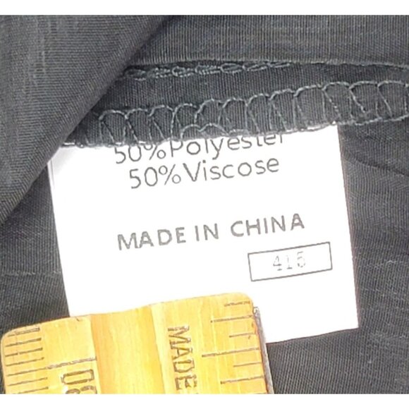 Blouse Black Cold Shoulder Bell Open Lace Sleeve Womens Med New in Bag - Picture 6 of 7